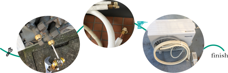 取り外し工事手順